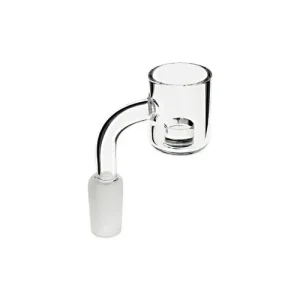 14mm 90 Degree Flat Domeless Banger w/ Thermal Core - Male