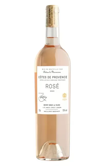 2025 Berry Bros & Rudd Côtes de Provence Rosé by Château la Mascaronne