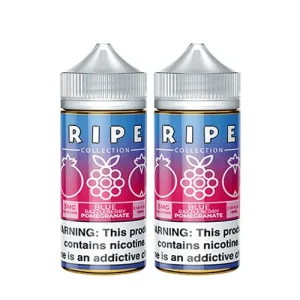 2PACK BUNDLE Blue Razzleberry Pomegranate by Vape 100 Ripe Collection 200ml (2x100ml) - Ejuice Store
