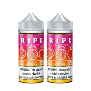 2PACK BUNDLE Peachy Mango Pineapple by Vape 100 Ripe Collection 200ml (2x100ml) - Ejuice Store