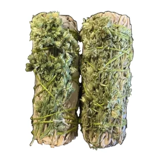 4" White Sage & Mullein Smudge Stick