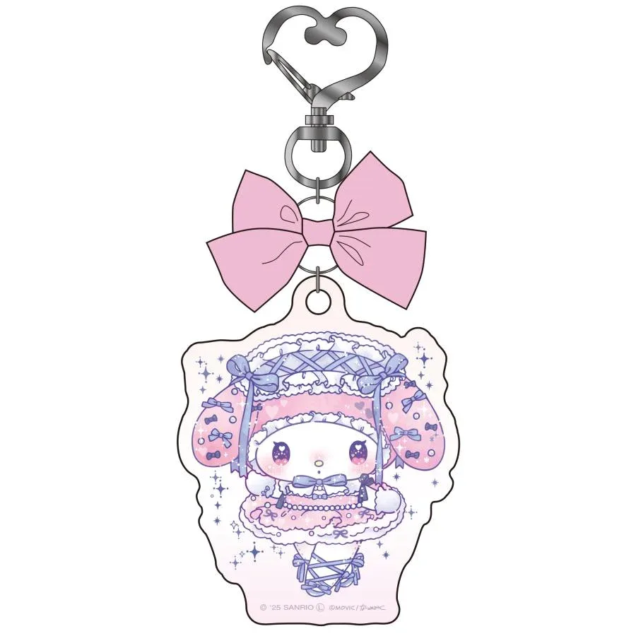 50th Anniversary DOLLY MIX Ribbon Acrylic Keychain - My Melody