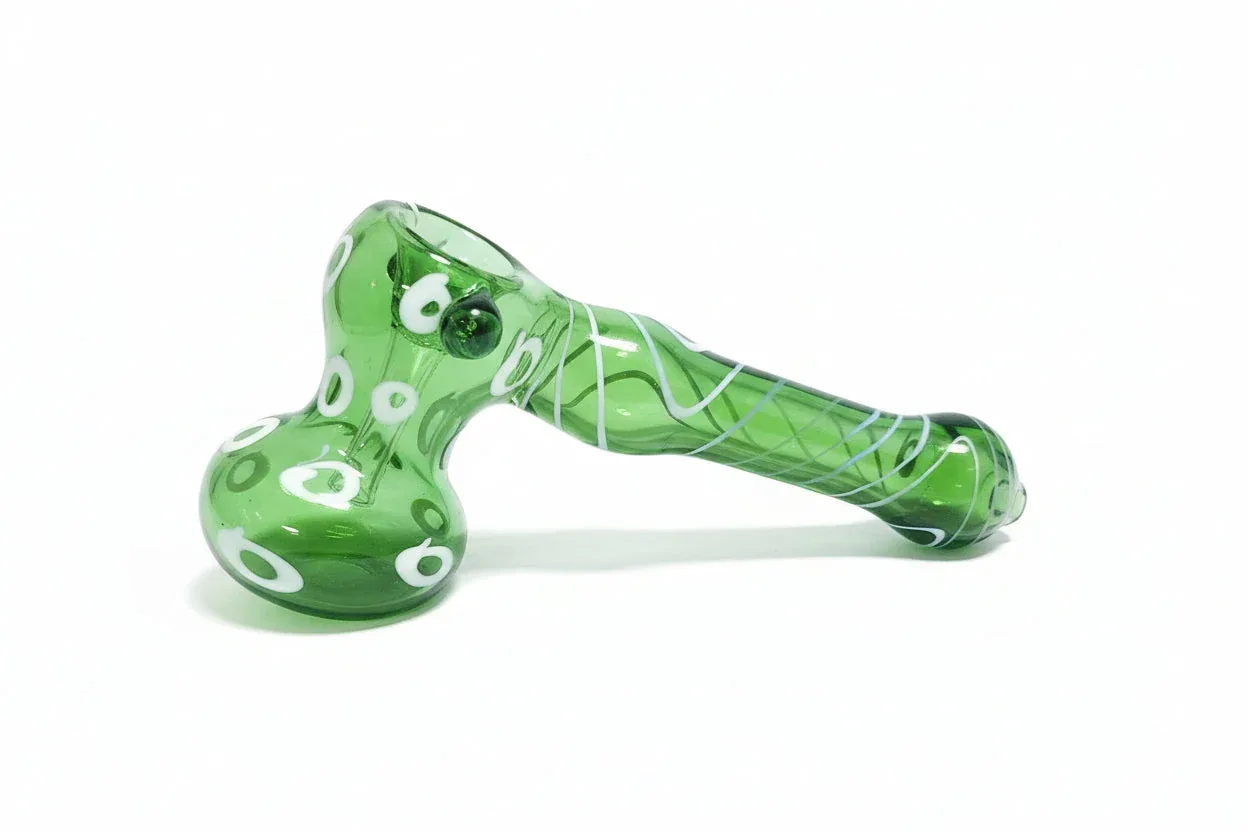 6" Hammer Bubbler Hand Pipe
