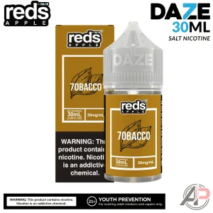 7 Daze Reds 7obacco Salt Nicotine 30mL