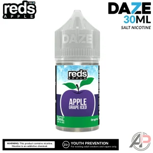 7 Daze Reds Apple Grape Iced Salt Nicotine 30mL