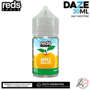 7 Daze Reds Apple Mango Iced Salt Nicotine 30mL