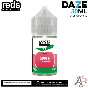 7 Daze Reds Apple Strawberry Salt Nicotine 30mL