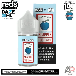 7 Daze Reds X Keep It 100 Slapple Iced Salt Nicotine 30mL