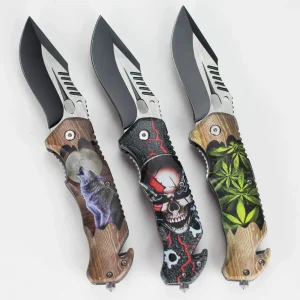 8.5" Foldable Pocket Knife - Nature's Wrath