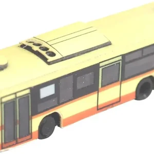 Advance Z Gauge Track Bus Kit, Model Railroad Diorama, Pre-printed Colors