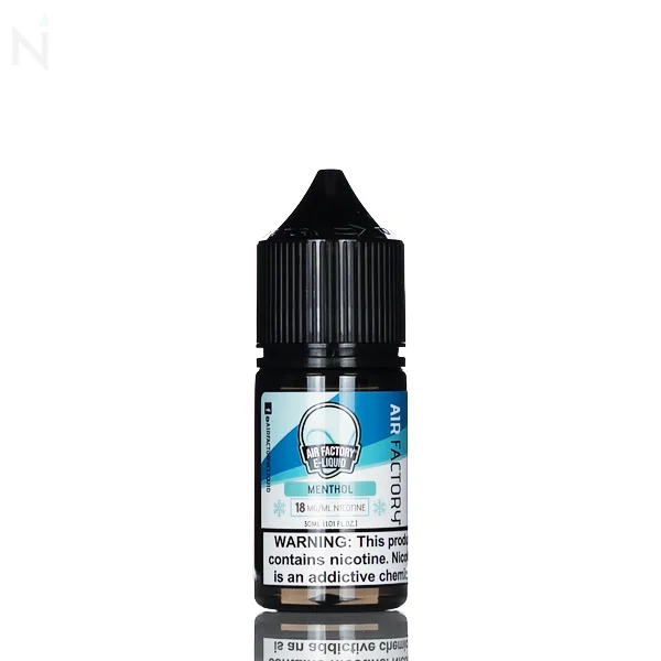 Air Factory Salt Nic – Menthol – 30ml - Image 2