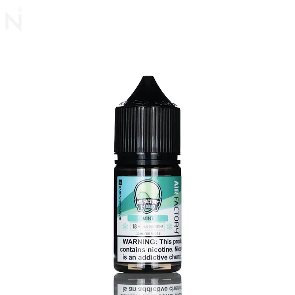 Air Factory Salt Nic – Mint – 30ml - Image 2