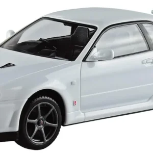 Aoshima 1/32 Snap Kit No.12 Nissan R34 Skyline GT-R White Model Car Kit