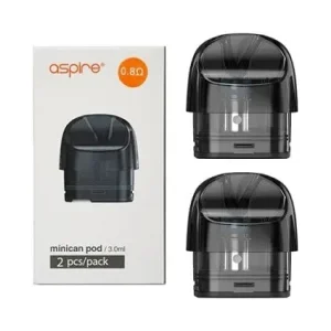 Aspire 0.8Ω Minican 3mL Pods – 2ct [CRC]