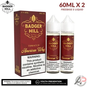 Badger Hill Reserve American Way E-Liquid 120mL
