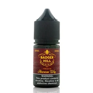 Badger Hill Reserve Salt American Way Tobacco 30ml E-Juice