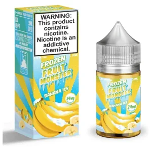 Banana Ice 30ml Nic Salt Vape Juice – Frozen Fruit Monster