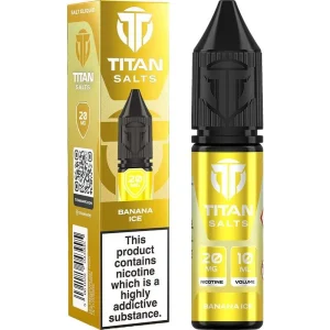Banana ice Titan Salts e-liquid 10ml