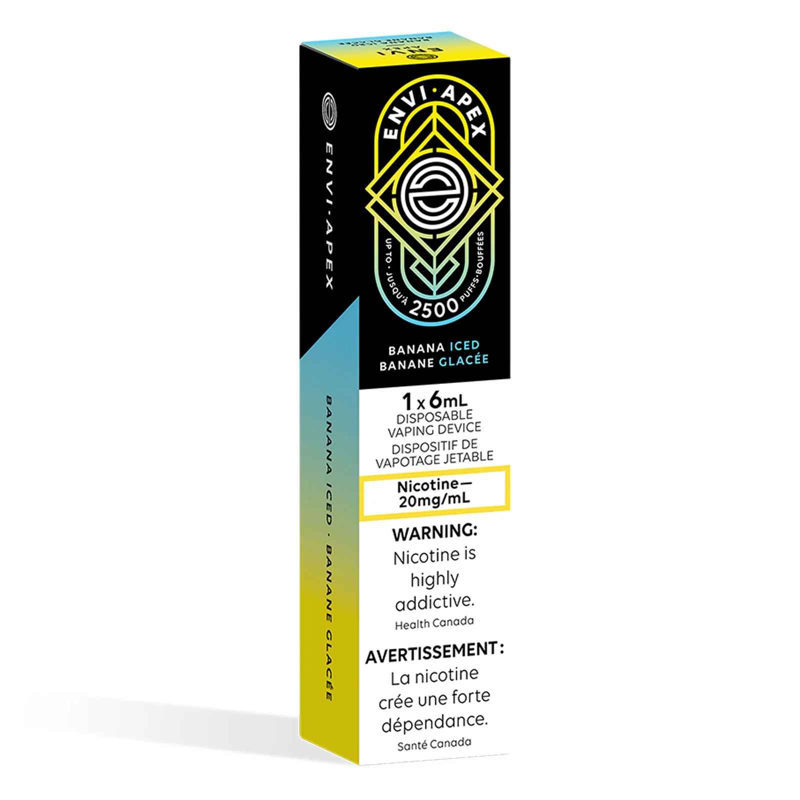 Banana Iced Envi Apex – Disposable Vape - Image 2