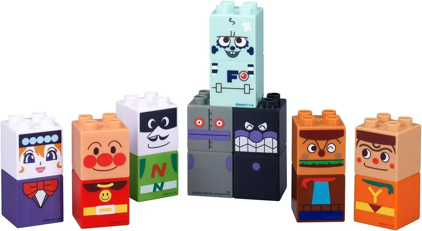 Bandai BlockLabo Anpanman & Friends Construction Toy Set