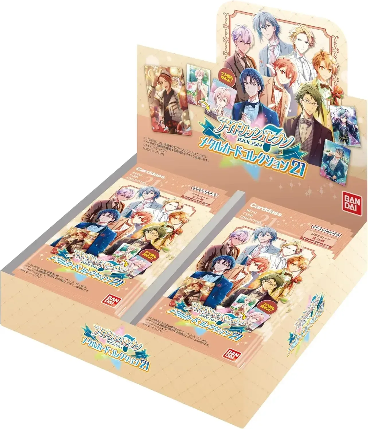 Bandai IDOLiSH7 Metal Card Collection 24-Pack Display Box