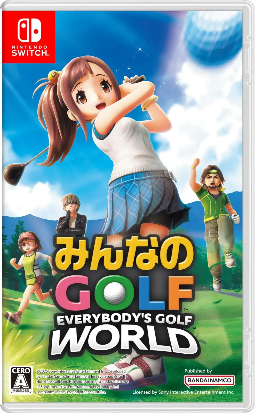 Bandai Namco Minna no Golf World Video Game for Casual Play
