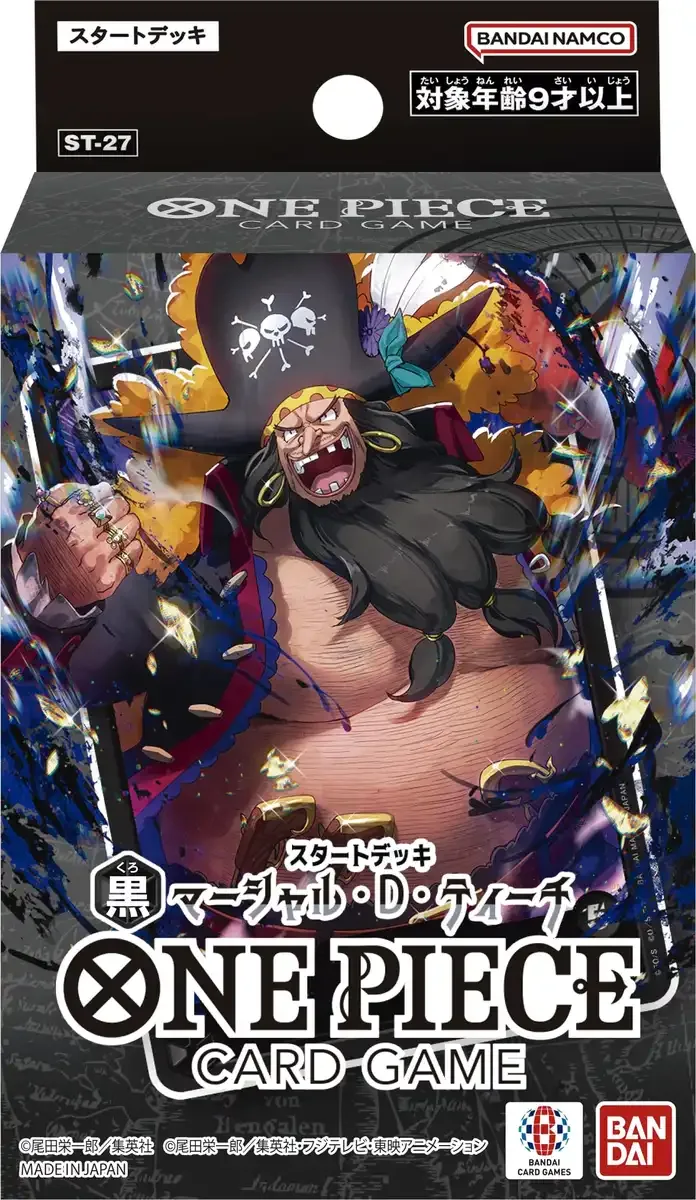 Bandai One Piece Card Game Start Deck Black ST27 Marshall D Teach