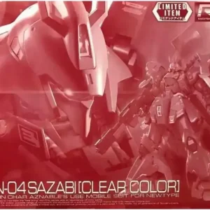 BANDAI RG 1/144 Sazabi Mobile Suit Clear Color Model Kit