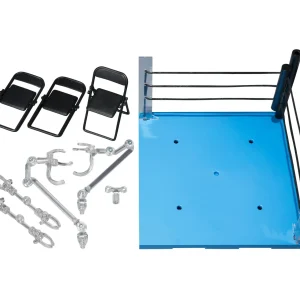 Bandai Spirits Tamashii Stage Act Ring Set with Folding Chair Neutral