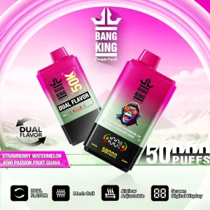 BangKing – 50,000 Puffs of Pure Power|dual flavors and smart screen