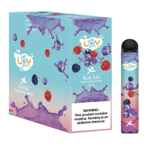 Blue Raz Disposable Pod (1500 Puffs) by LOY XL - Ejuice Store