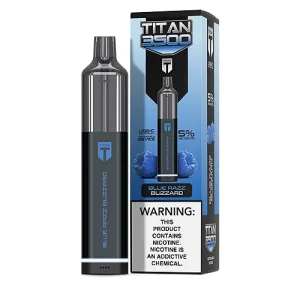 Blue Razz Blizzard Disposable Pod (3500 Puffs) by Titan 3500 - Ejuice Store