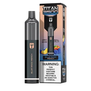 Blue Razz Peach Disposable Pod (3500 Puffs) by Titan 3500 - Ejuice Store