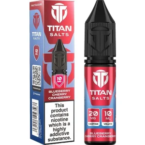 Blueberry cherry cranberry Titan Salts e-liquid 10ml