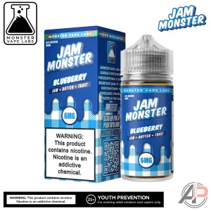Blueberry E-Liquid By Jam Monster Vape Labs 100mL