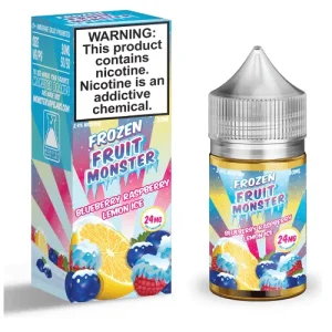 Blueberry Raspberry Lemon Ice 30ml Nic Salt Vape Juice – Frozen Fruit Monster