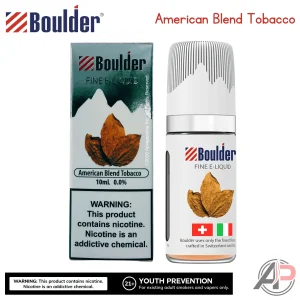 Boulder American Blend Tobacco E-Liquid 10mL