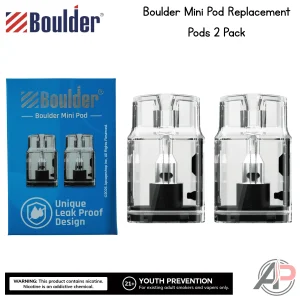 Boulder Mini Pod Replacement Pods 2 Pack