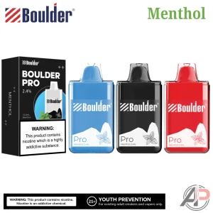Boulder Pro Menthol 5000 Puffs Disposable Vape Device