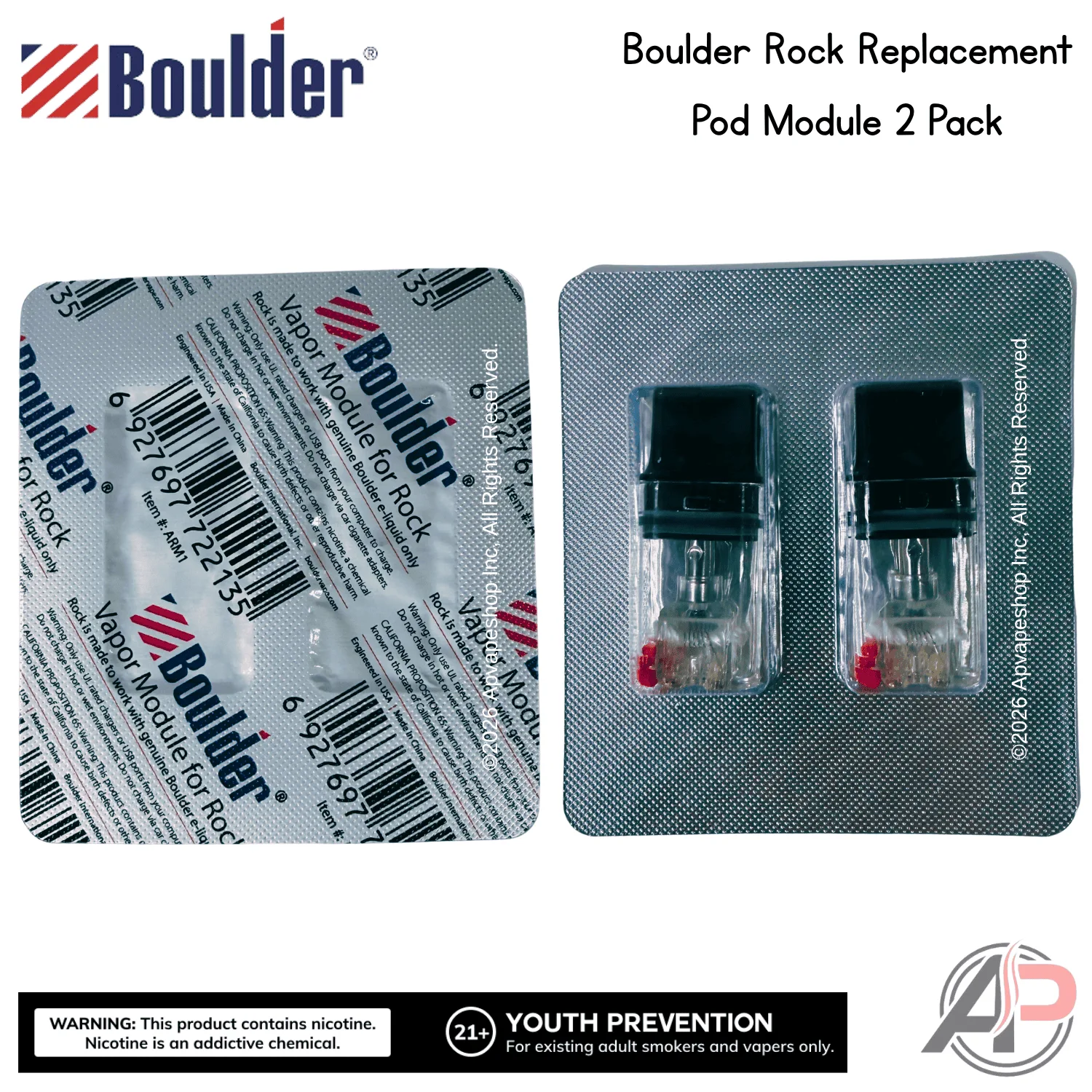 Boulder Rock Replacement Pod Module 2 Pack - Image 2