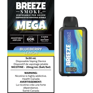 Breeze Mega 30mL Disposable Vape | Online Only Pricing