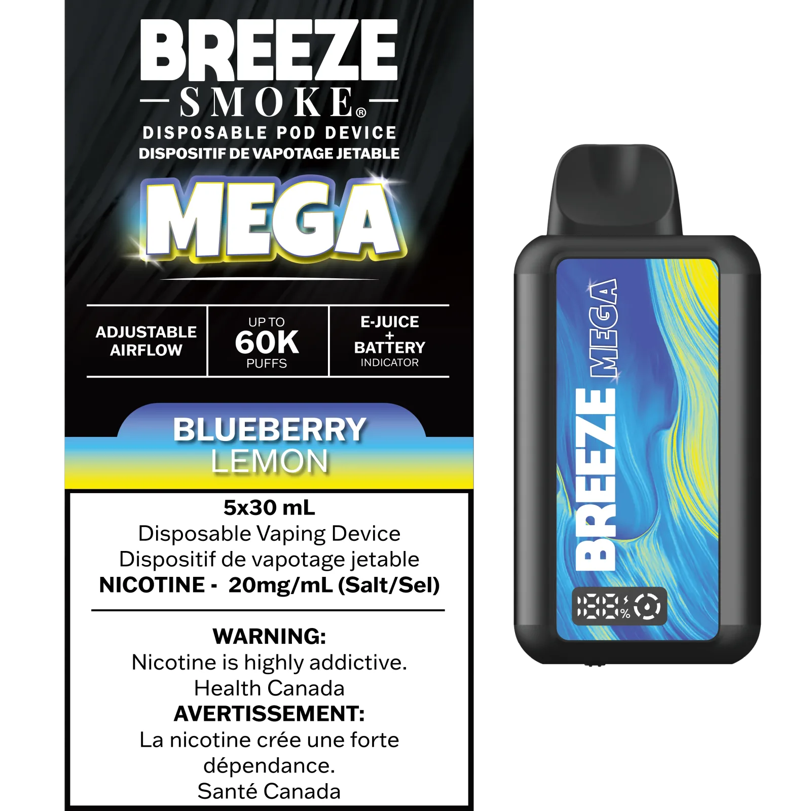 Breeze Mega 30mL Disposable Vape | Online Only Pricing