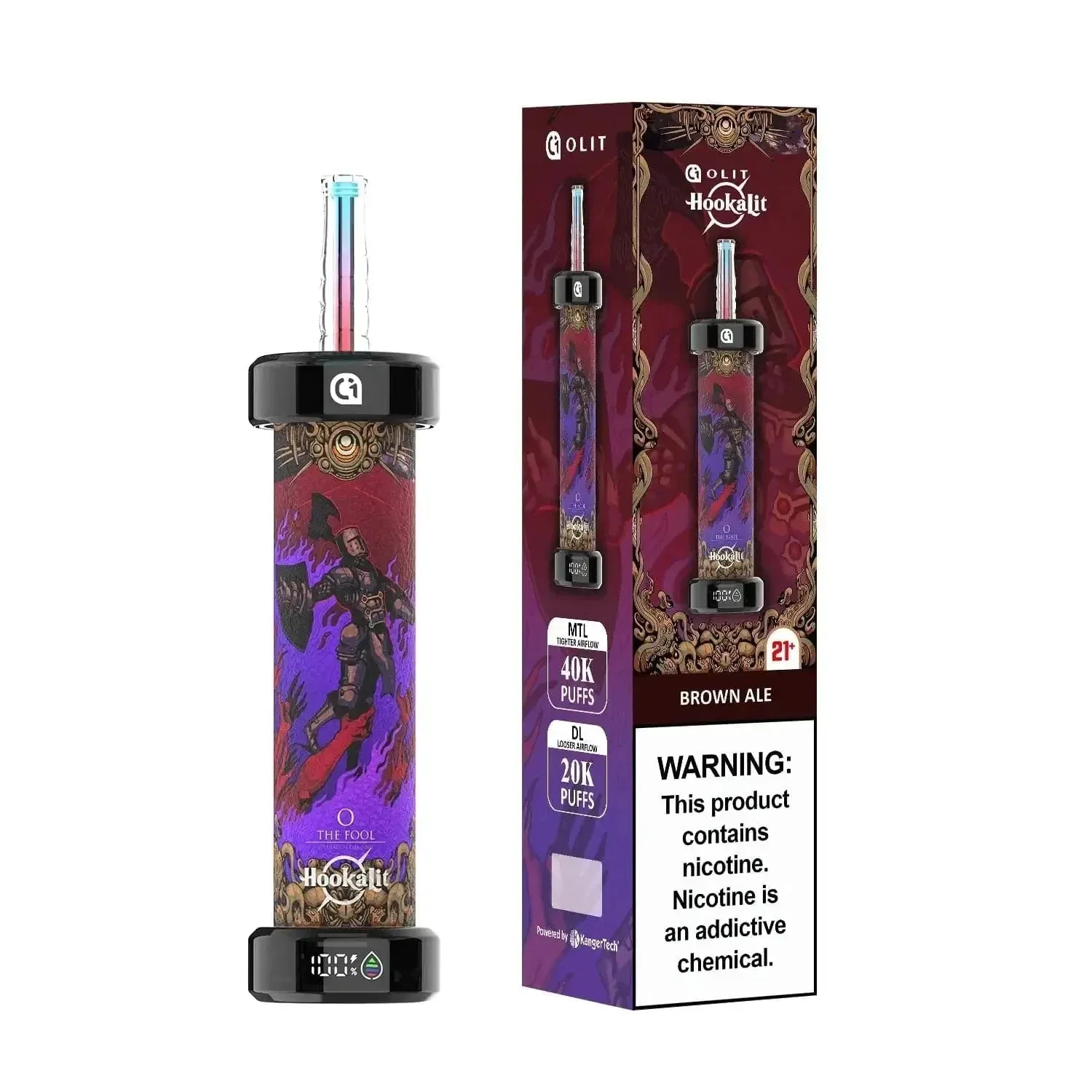 Brown Ale - Olit Hookalit 40K Disposable E-Hookah