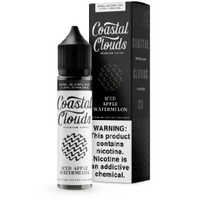 Buy Coastal Clouds Iced Apple Watermelon 60ml Vape Juice Online