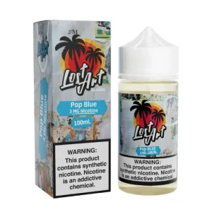 Buy Lost Art Slotter Pop Blue 100ml Vape Juice Online
