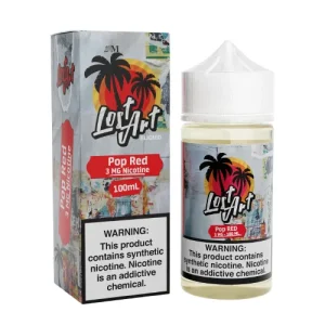 Buy Lost Art Slotter Pop Red 100ml Vape Juice Online