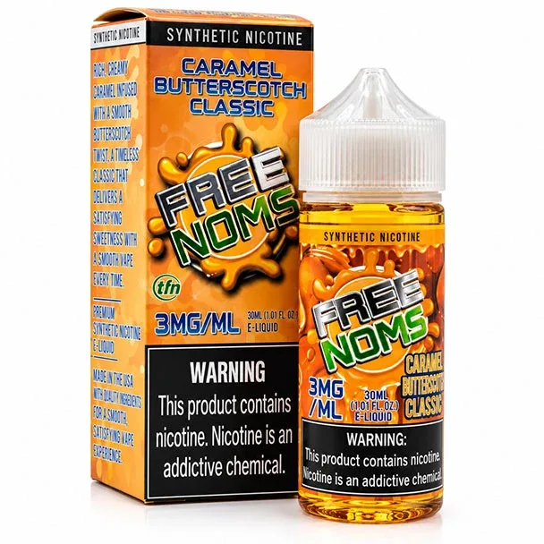 Caramel Butterscotch Classic - 3mg - Free Noms - Nomenon - 120mL