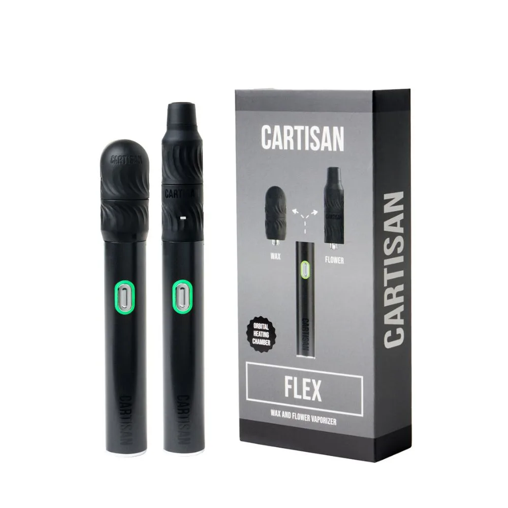 Cartisan Flex Dry Herb & Wax Combo Kit – 700mAh Dual Use Vaporizer