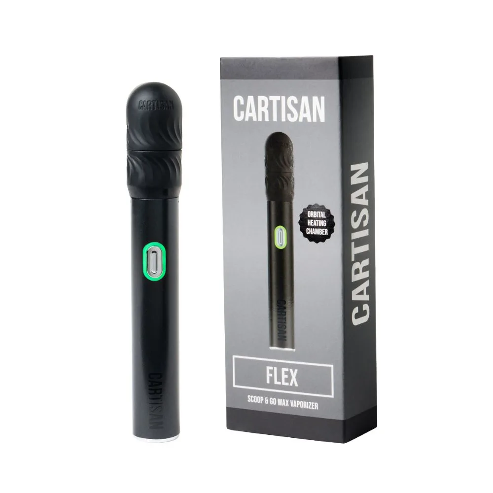 Cartisan Flex Dry Herb & Wax Combo Kit – 700mAh Dual Use Vaporizer - Image 2