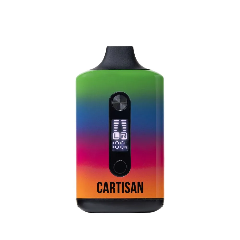 Cartisan Veil Bar Duo – Dual 510 Thread Vape Cart Battery - Image 2